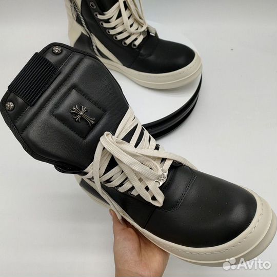 Rick Owens x Chrome Hearts Geobasket