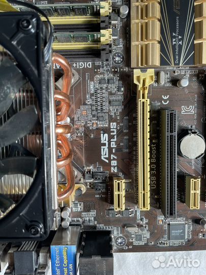 I7 4770k asus z87 plus 16gb ram corsair cx 750