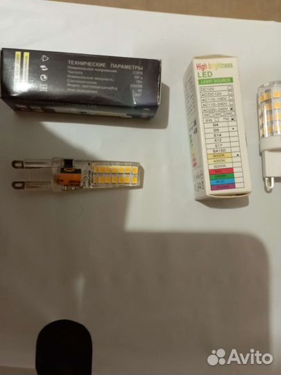 Светодиодные лампочки G4 и G9