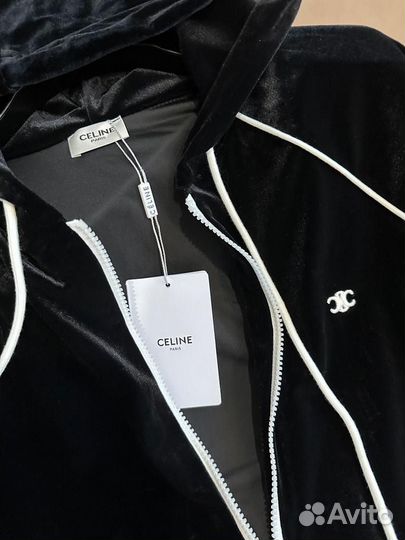 Велюровый костюм Celine женский