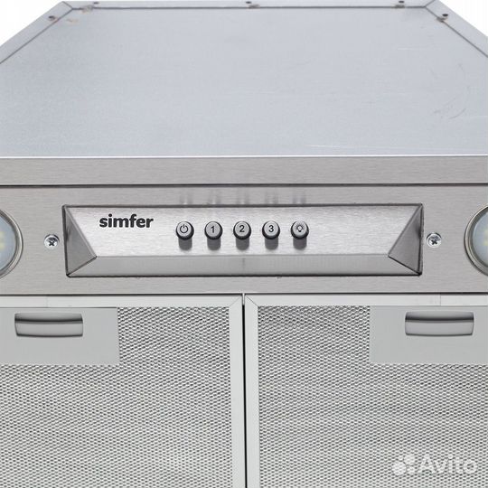 Вытяжка настенная Simfer 8672SM, нержавеющая сталь