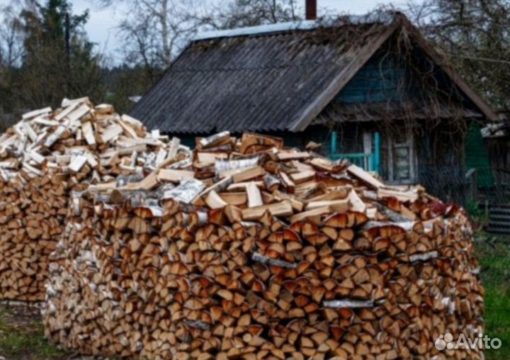 Дрова березовые колотые