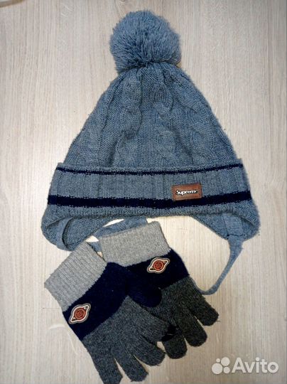 Комплект шапка, шарф