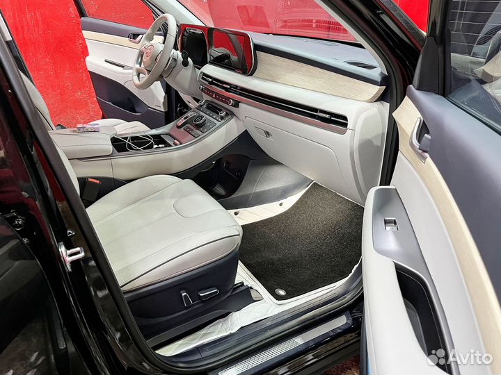 3D коврик из экокожи Hyundai Palisade