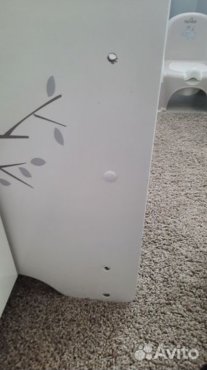 Комод, кроватка маятник Incanto Pio Pio