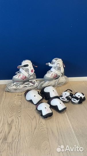 Ролики bladerunner 28-32+защита Oxelo