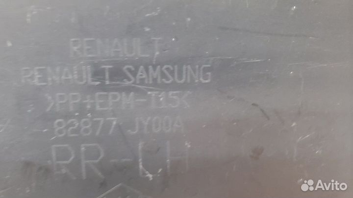 Накладка двери задней левой двери Renault Koleos 1