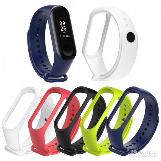 Силиконовый ремешок для Xiaomi Mi Band 4/5/6