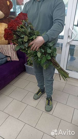 Длинные розы 80 см гиганты