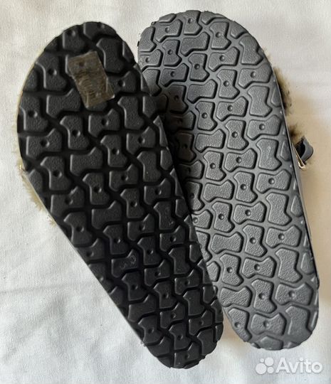 Шлепки с мехом joop оригинал