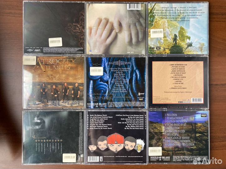 CD диски Moonsorrow Rammstein Limp Bizkit Atrocity