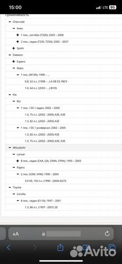 Свечи зажигания Denso