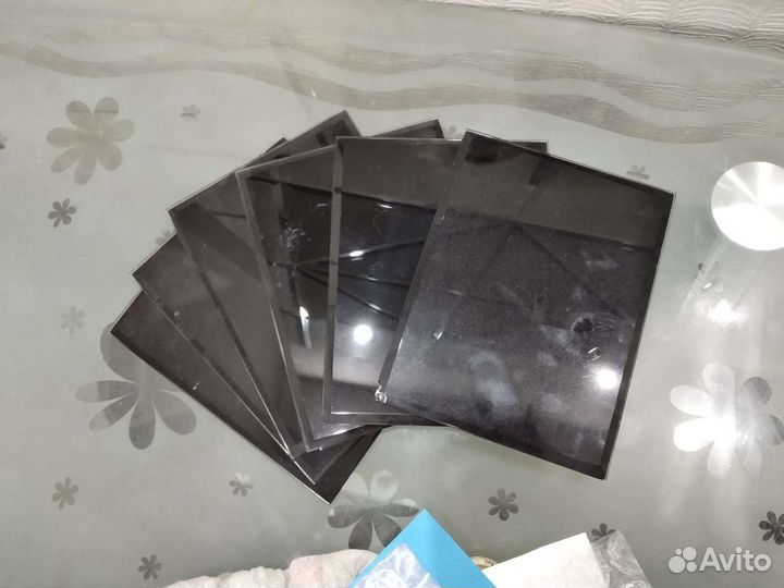 Стеклянные прямоугольники для полочек