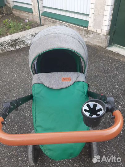 Коляска 2 в 1 эко кожа