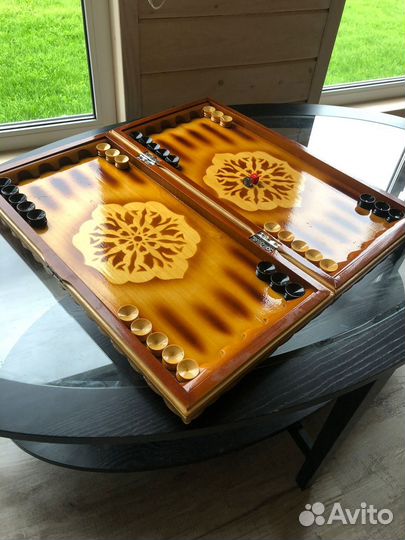 Шахматы - шашки - нарды ручной работы