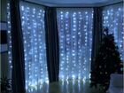 Новогодние гирлянды-шторы