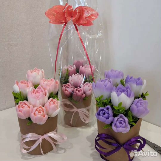 Букет из мыла