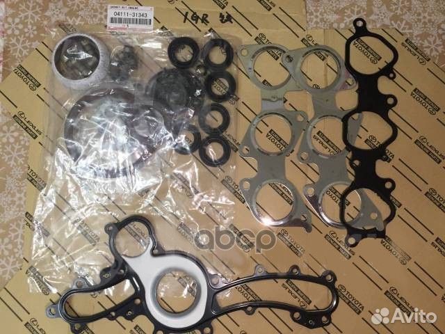 Комплект прокладок двигателя 0411131343 toyota