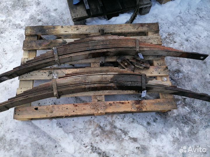 Рессора камаз передняя (15 листов) L1675 мм