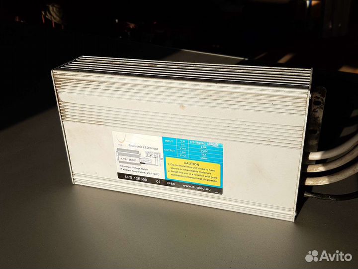 Блок питания 12v 300ватт