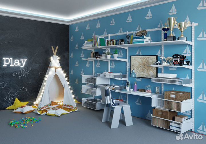 Гардеробная система Титан для детской комнаты