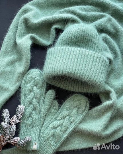 Комплект из пуха норки