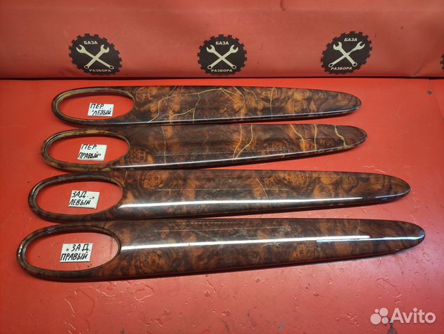 Деревянная накладка карты двери Jaguar XJ X308