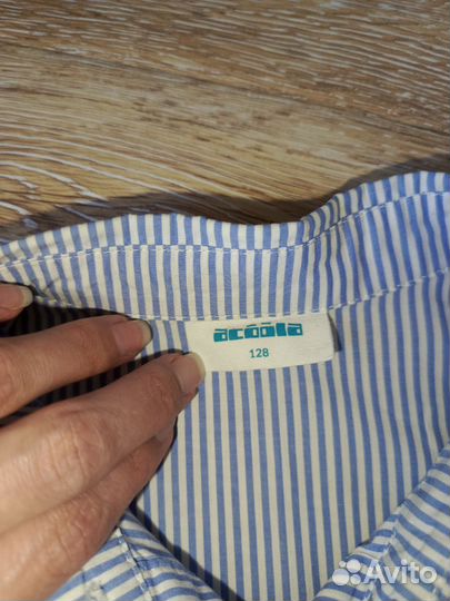 Рубашка блузка для девочки 128