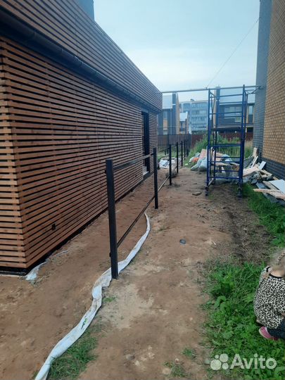 Столб 60х60 винтовой d57 для забора 1,5х2 м