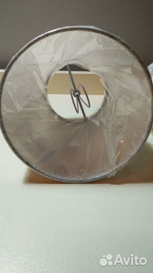 Абажур белый новый Леруа