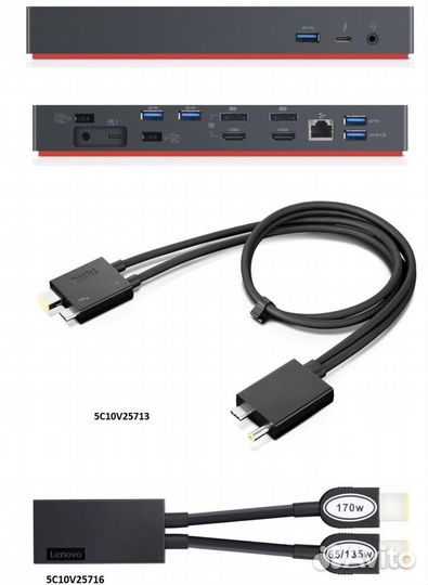 Док-станция Thunderbolt 3 Workstation Dock Gen 2