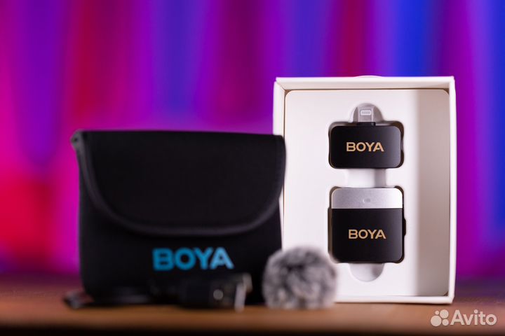 Беспроводной петличный микрофон радиосистема Boya