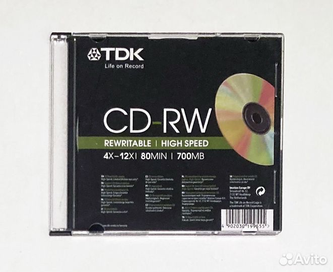 Новые диски DVD-RW и DVD-R Verbatim и CD-RW TDK