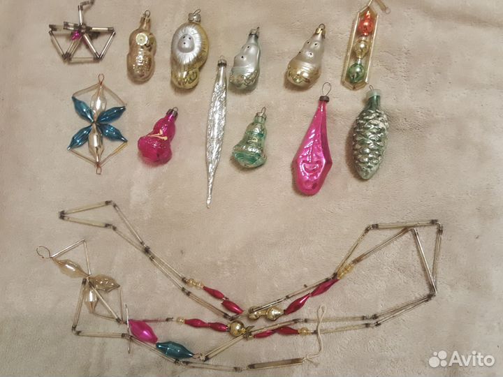 Ёлочные игрушки СССР