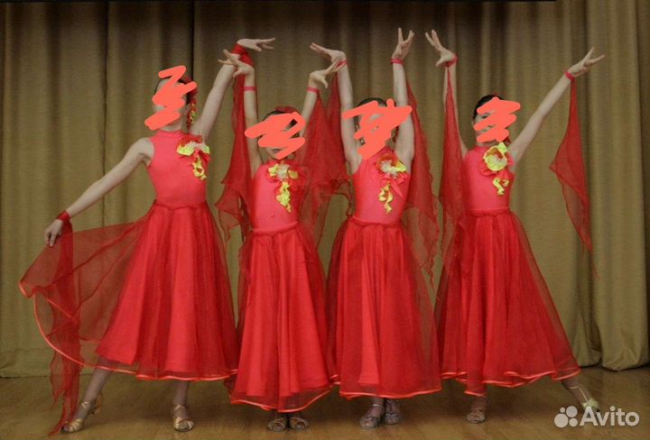 Платье для танцев для девочки