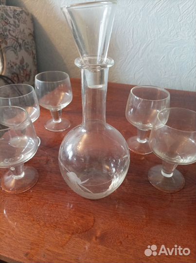 Набор посуды СССР, стекло