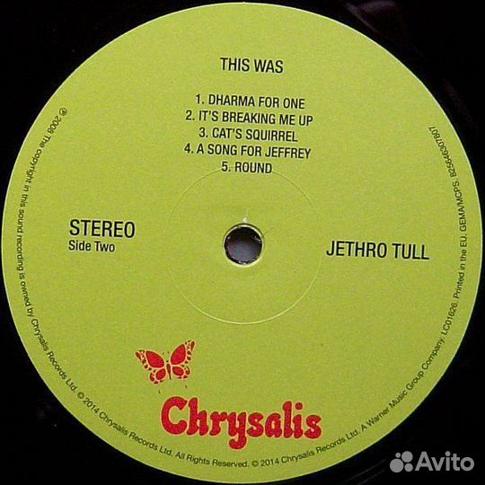 Винил Jethro Tull – This Was