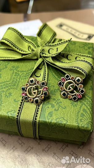 Стильные серьги Гуччи Gucci premium