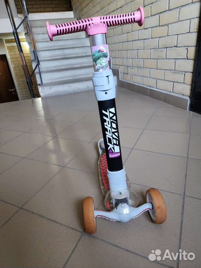 Самокат детский Novatrack Rainbow Pro+