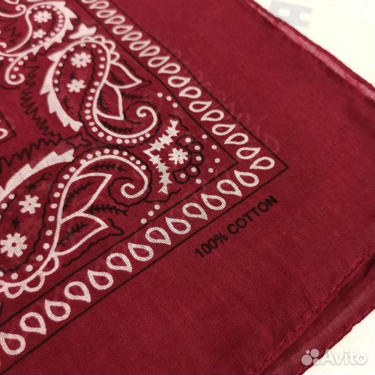 Бандана с узором Пейсли 11034, размер 52*52 см