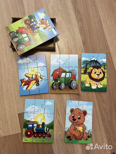 Деревянные пазлы