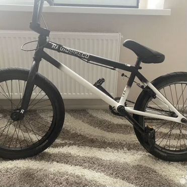 BMX Radio Valac Black White Fade