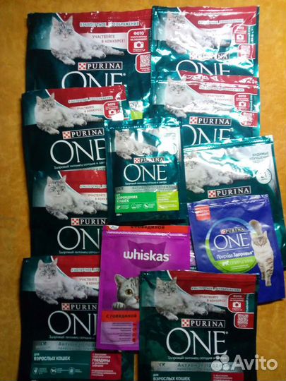 Пакеты от корма для кошек