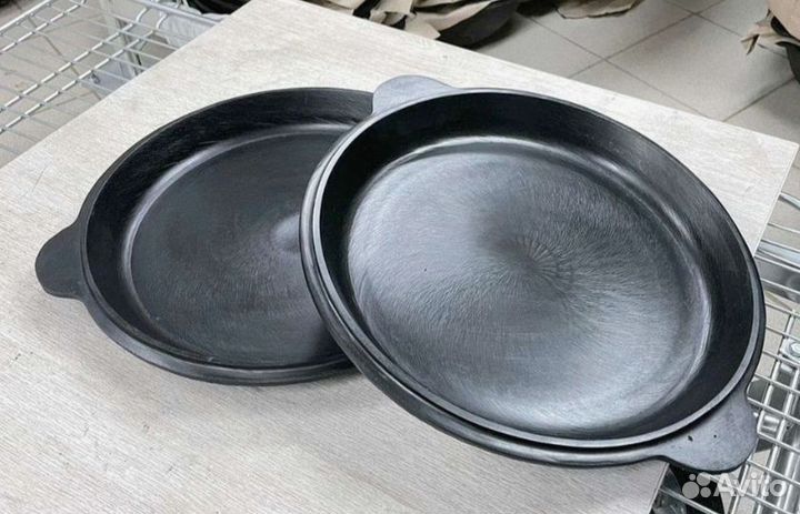 Чугунная сковорода крышка Премиум