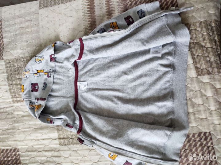 Кофта на молнии р. 80