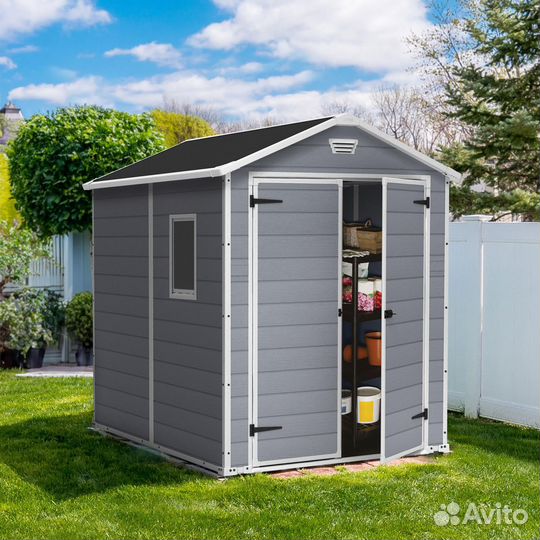 Пластиковый хозблок Keter Manor