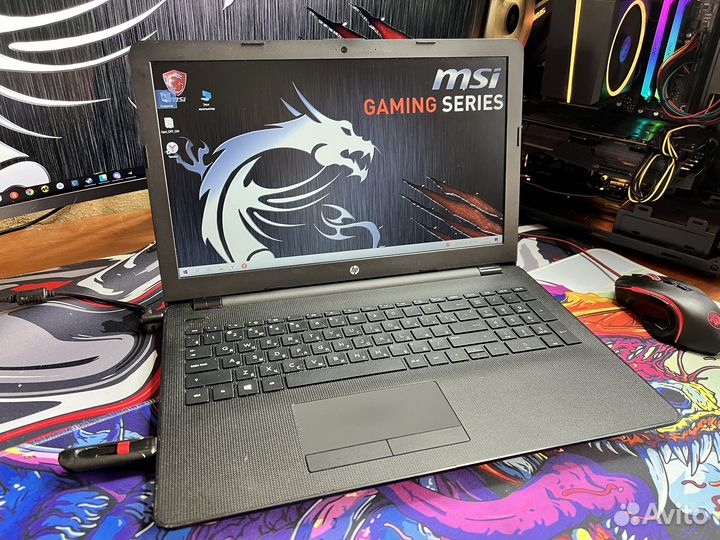HP 8Ram + Radeon 520 + 500HDD шустрый ноут