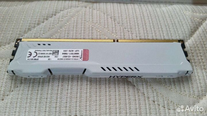Kingston HyperX Fury White 8GB DDR3 1866 MHz Ддр3