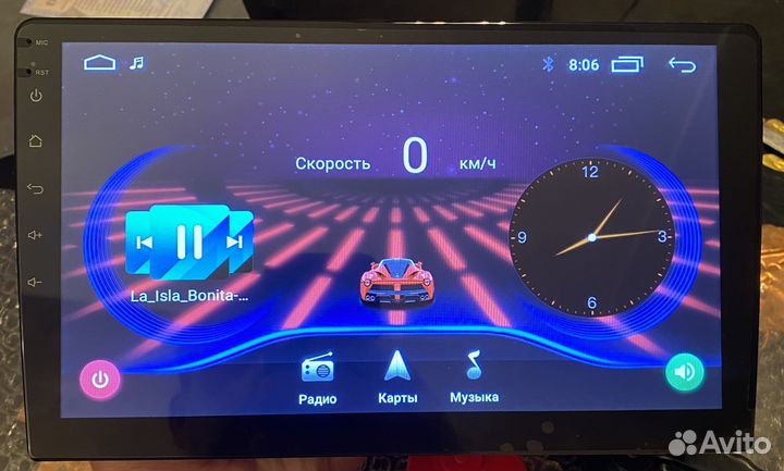 Магнитола toyota виш 10 дюймов 32гб