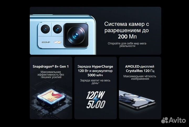 Xiaomi 12T Pro, 8/256 ГБ